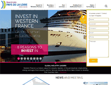 Tablet Screenshot of invest-western-france.com